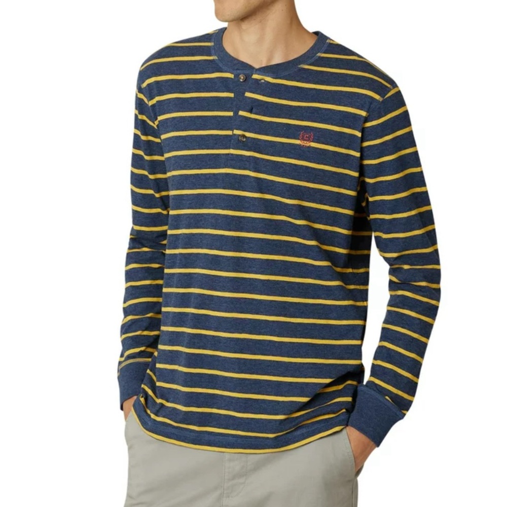 Chaps Striped Henley